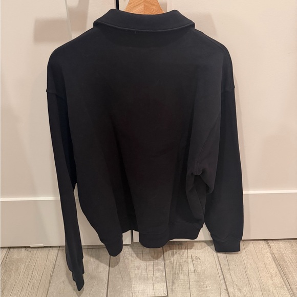 Madewell Men's Navy Quarter Zip Pullover - Picture 3 of 3